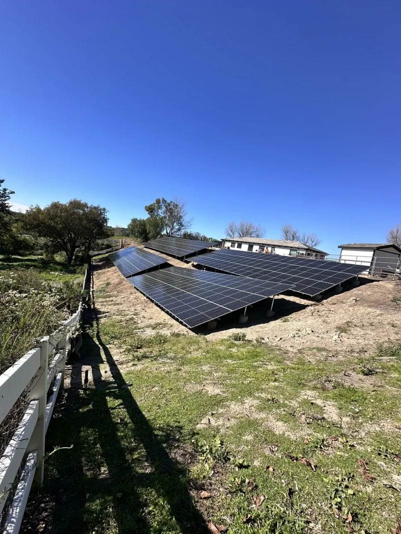 Solar panels installed on a residential roof